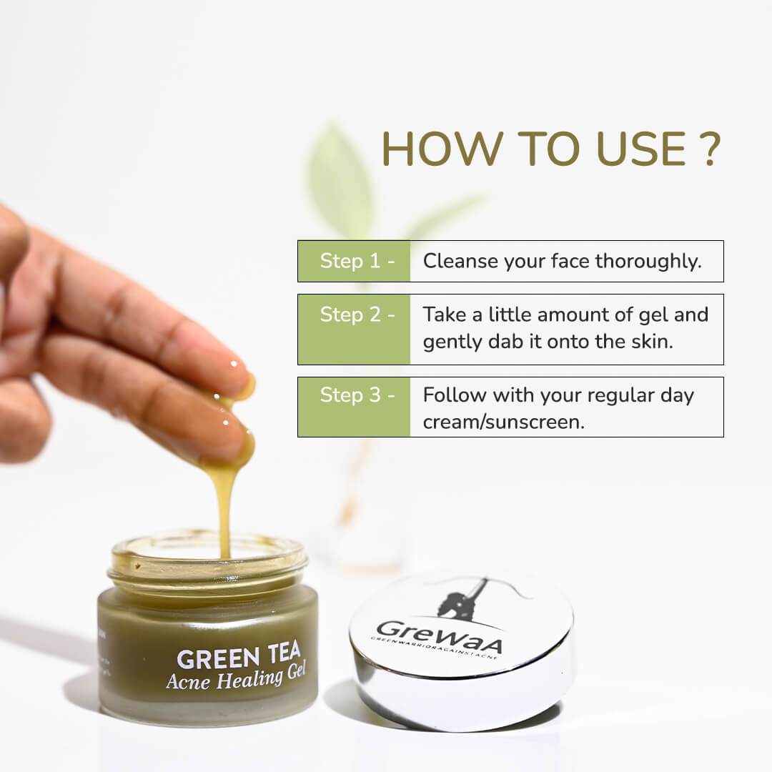 how to apply acne gel on face