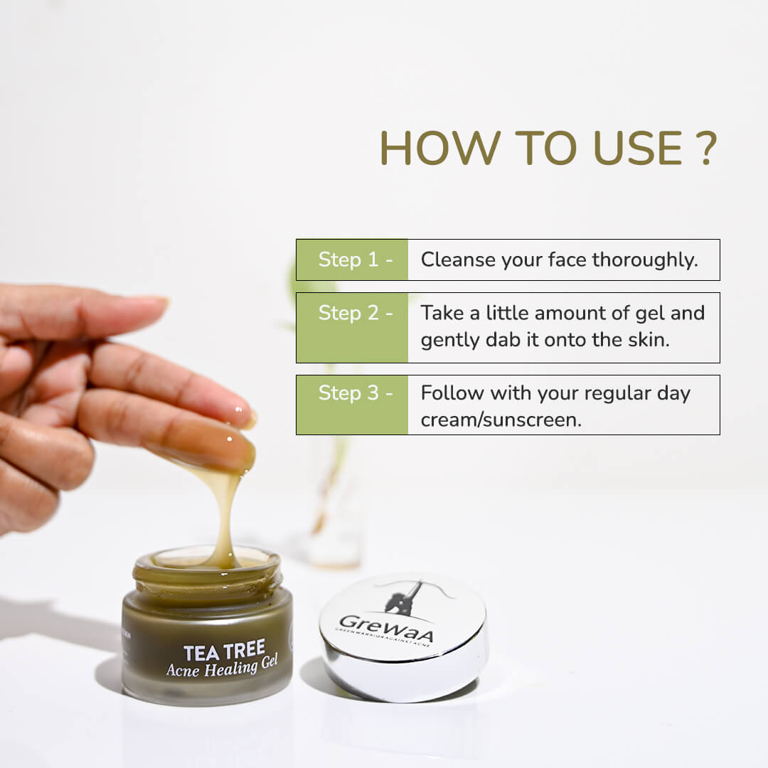 how to use tea tree gel