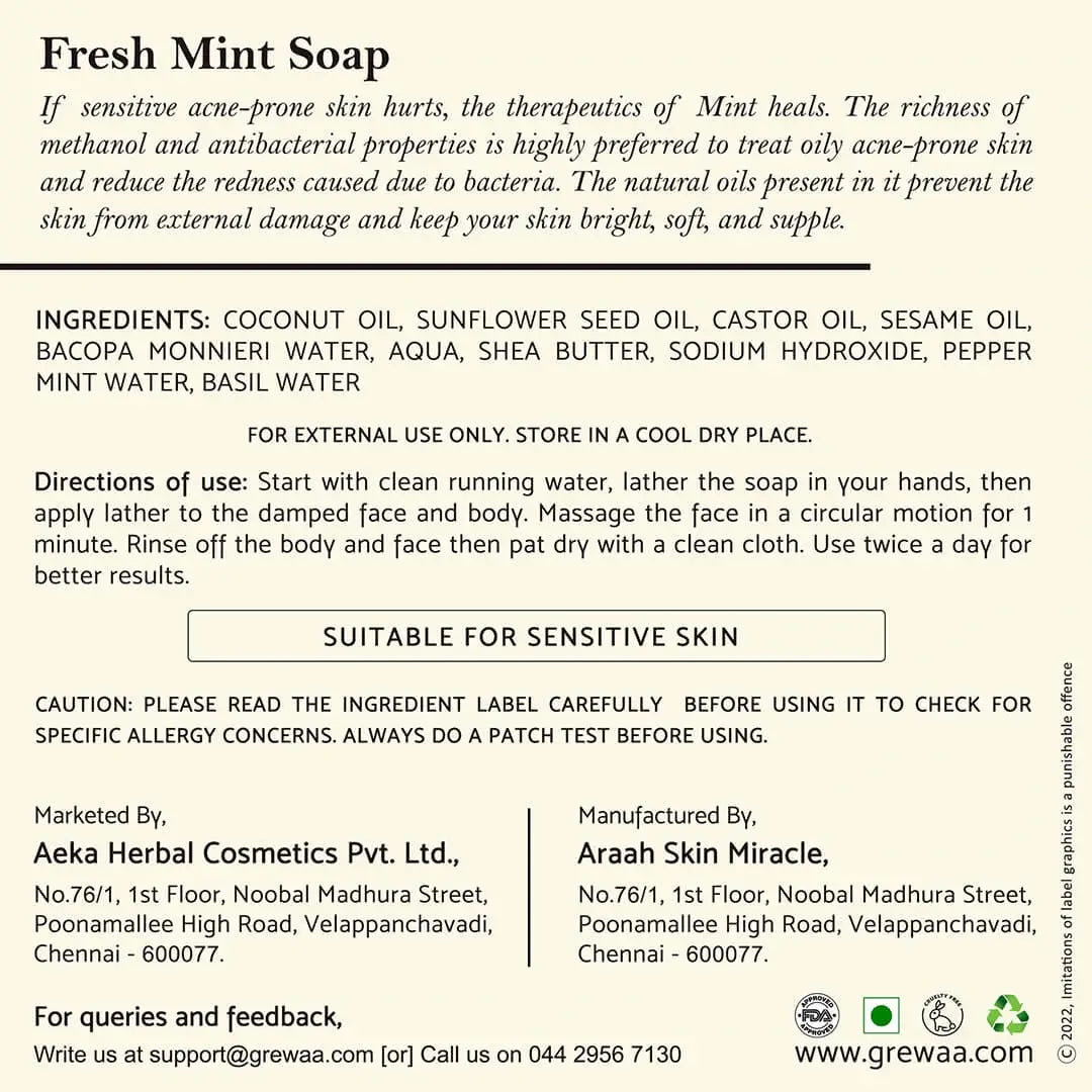 Mint soap