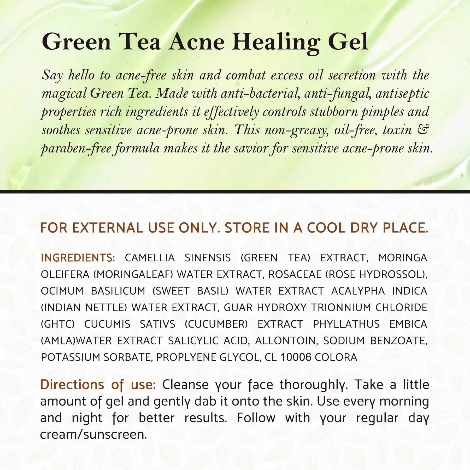 acne healing gel