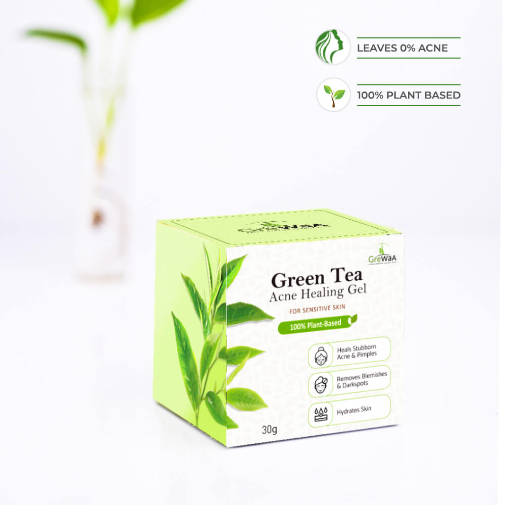 green tea healing gel