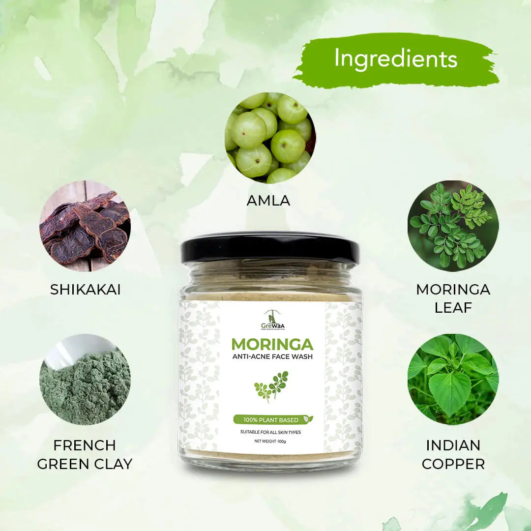 ingredients of moringa face pack