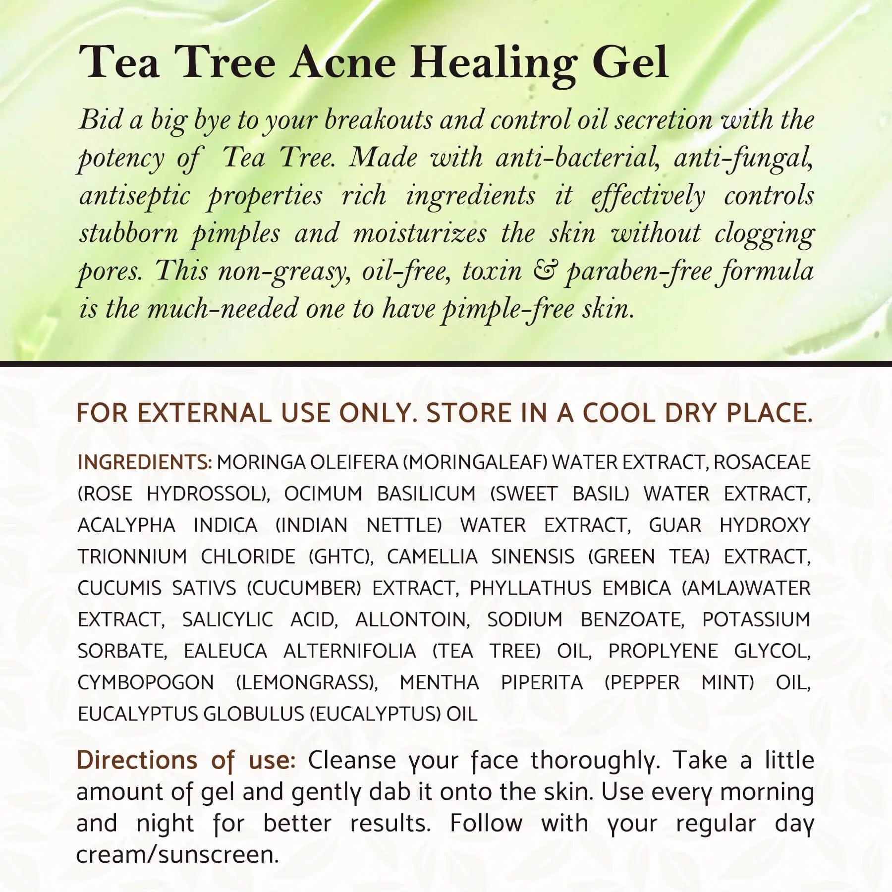 tea tree healing gel